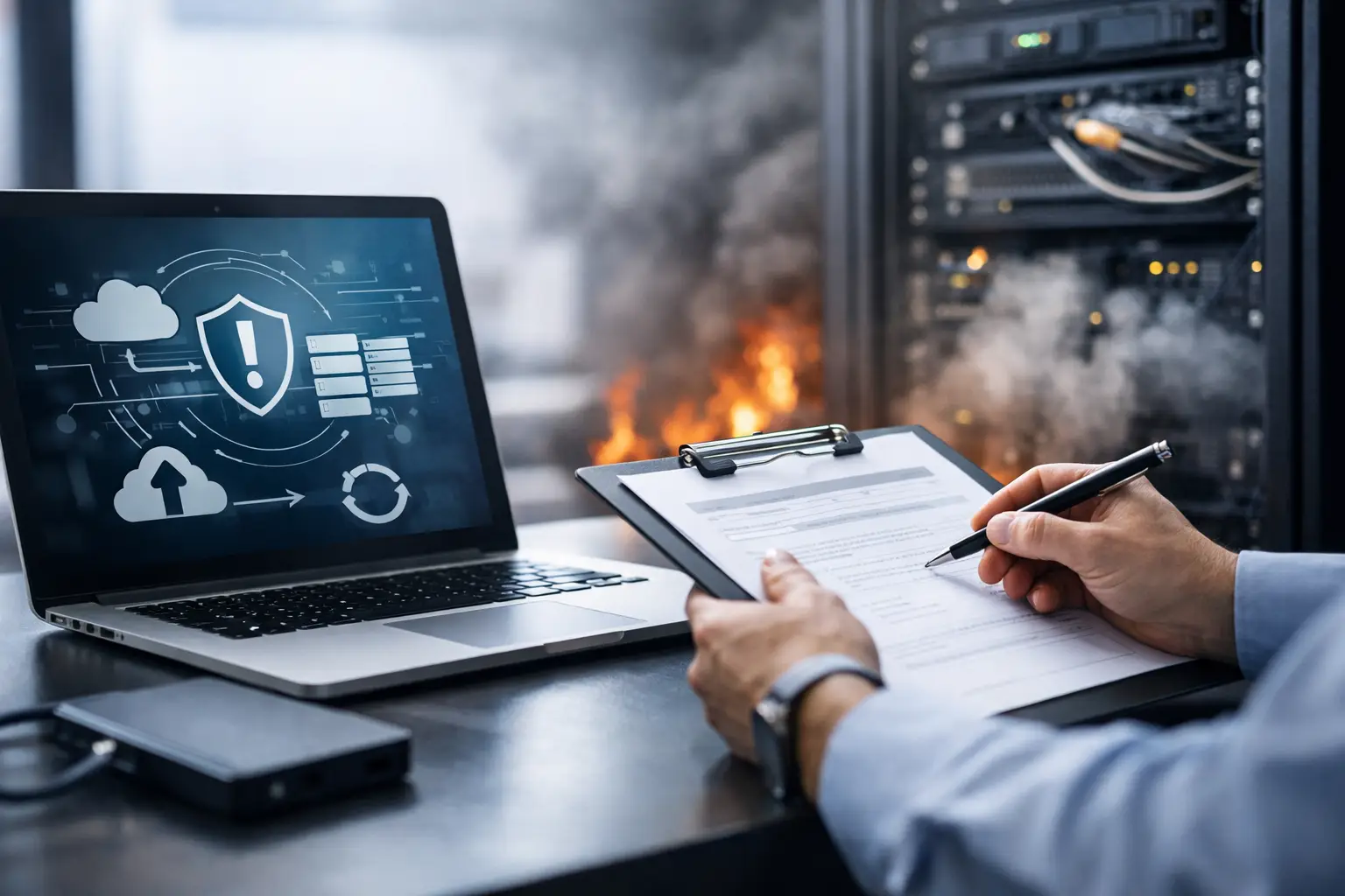 Plan de reprise après sinistre informatique